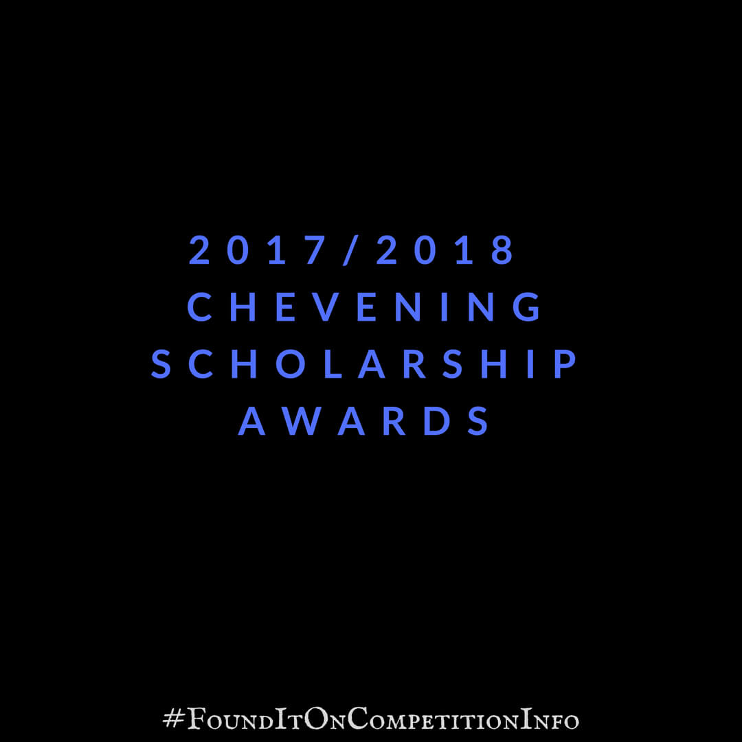 2017/2018 Chevening Scholarship Awards