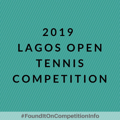 2019 Lagos Open Tennis Competition