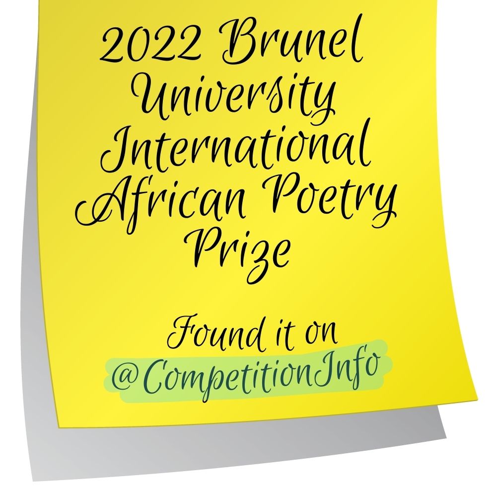 2022 Brunel University International African Poetry Prize