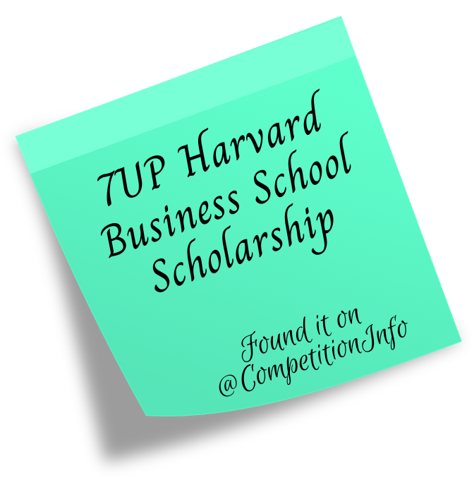 7UP Harvard Business School Scholarship