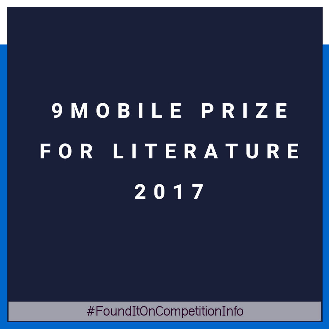 9mobile Prize For Literature 2017