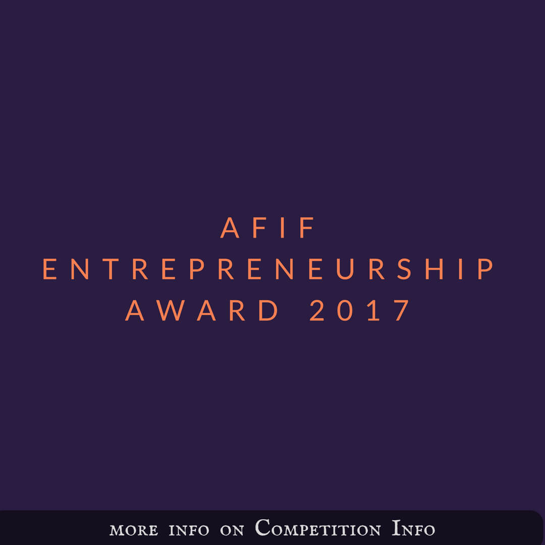 AFIF Entrepreneurship Award 2017