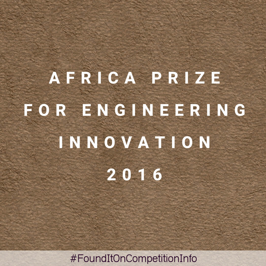 Africa Prize for Engineering Innovation 2016