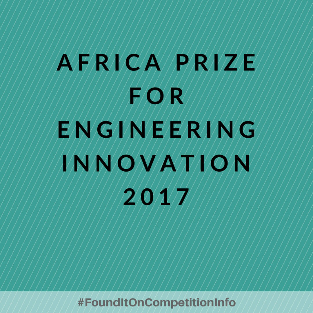 Africa Prize for Engineering Innovation 2017