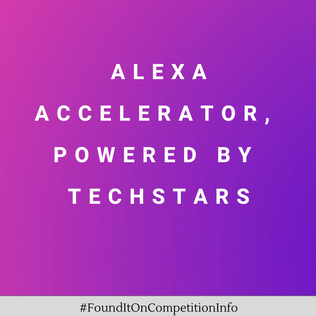 Alexa Accelerator, powered by Techstars