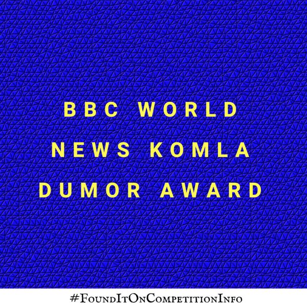 BBC World News Komla Dumor Award