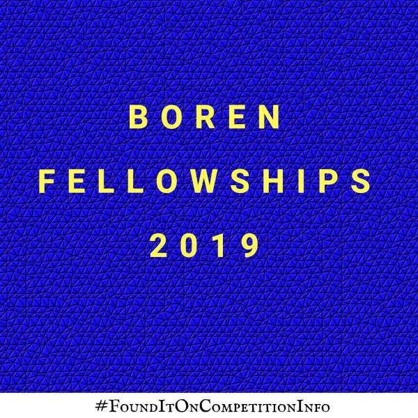 Boren Fellowships 2019