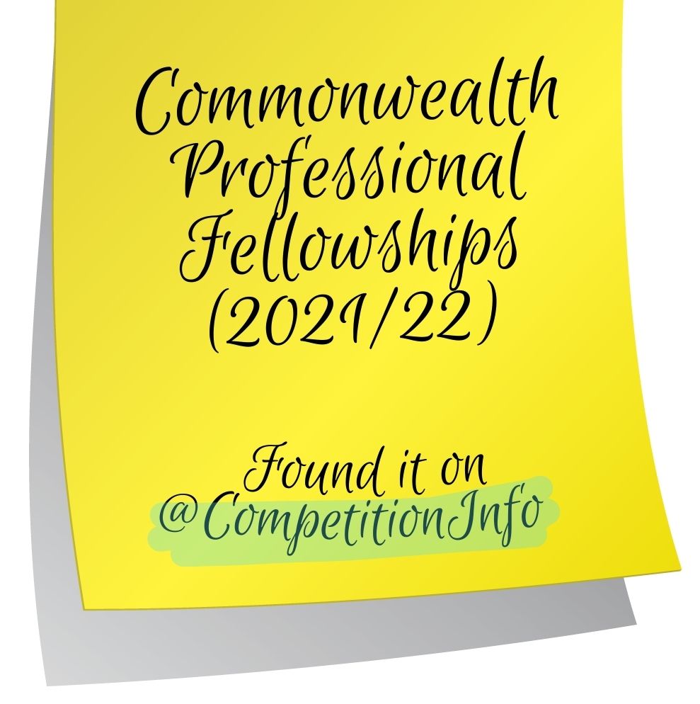 Commonwealth Professional Fellowships (2021/22)