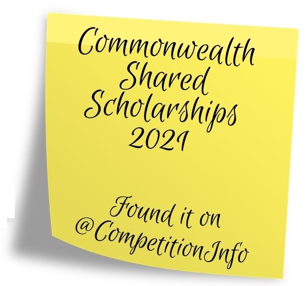 Commonwealth Shared Scholarships 2021