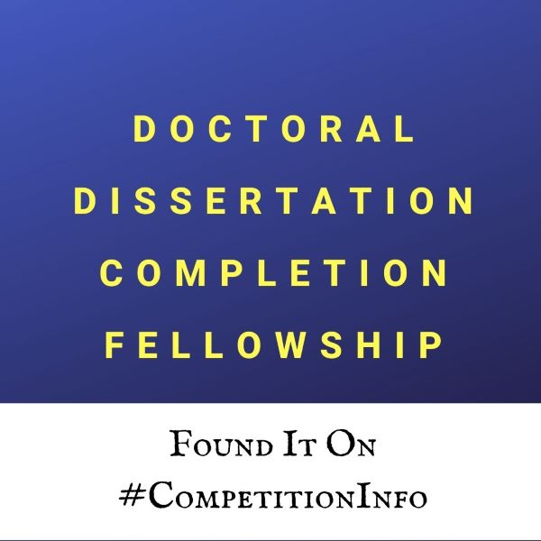 Woodrow wilson charlotte w. newcombe doctoral dissertation fellowships