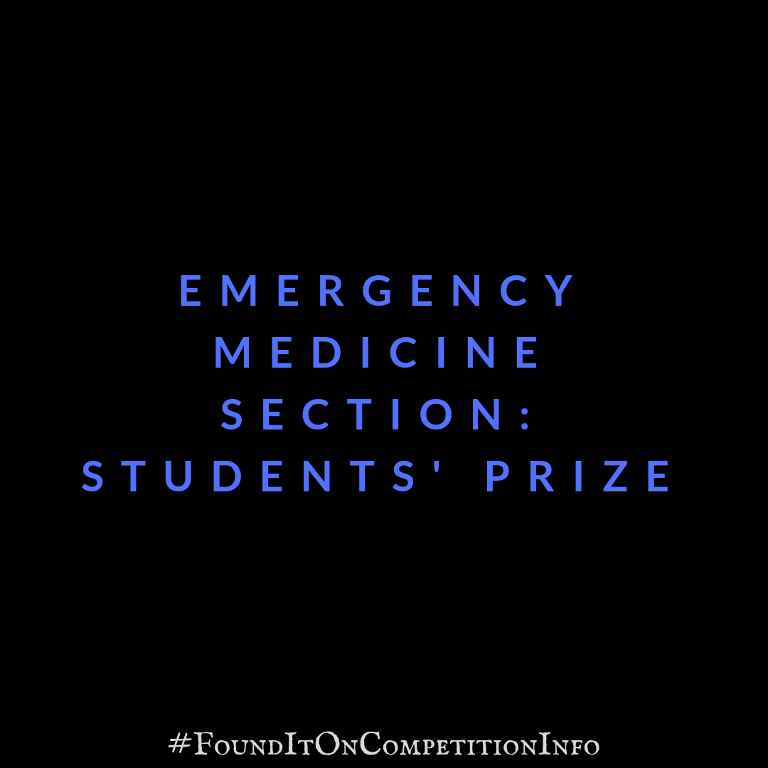 Emergency Medicine Section: Students' prize