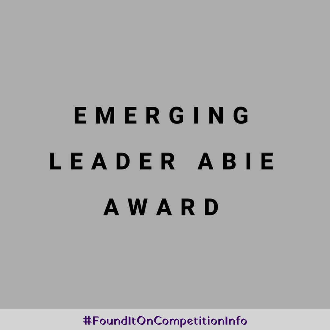 Emerging Leader Abie Award