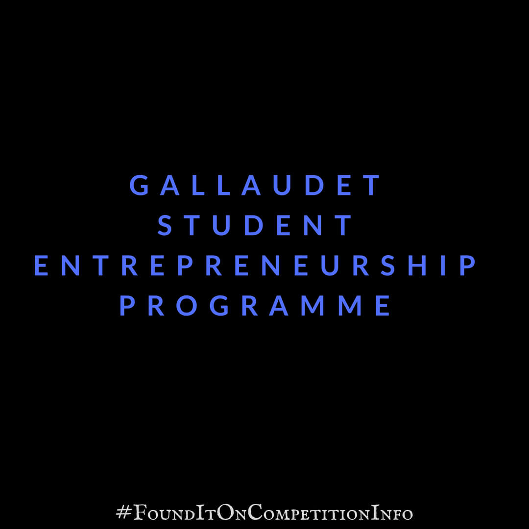 Gallaudet Student Entrepreneurship Programme