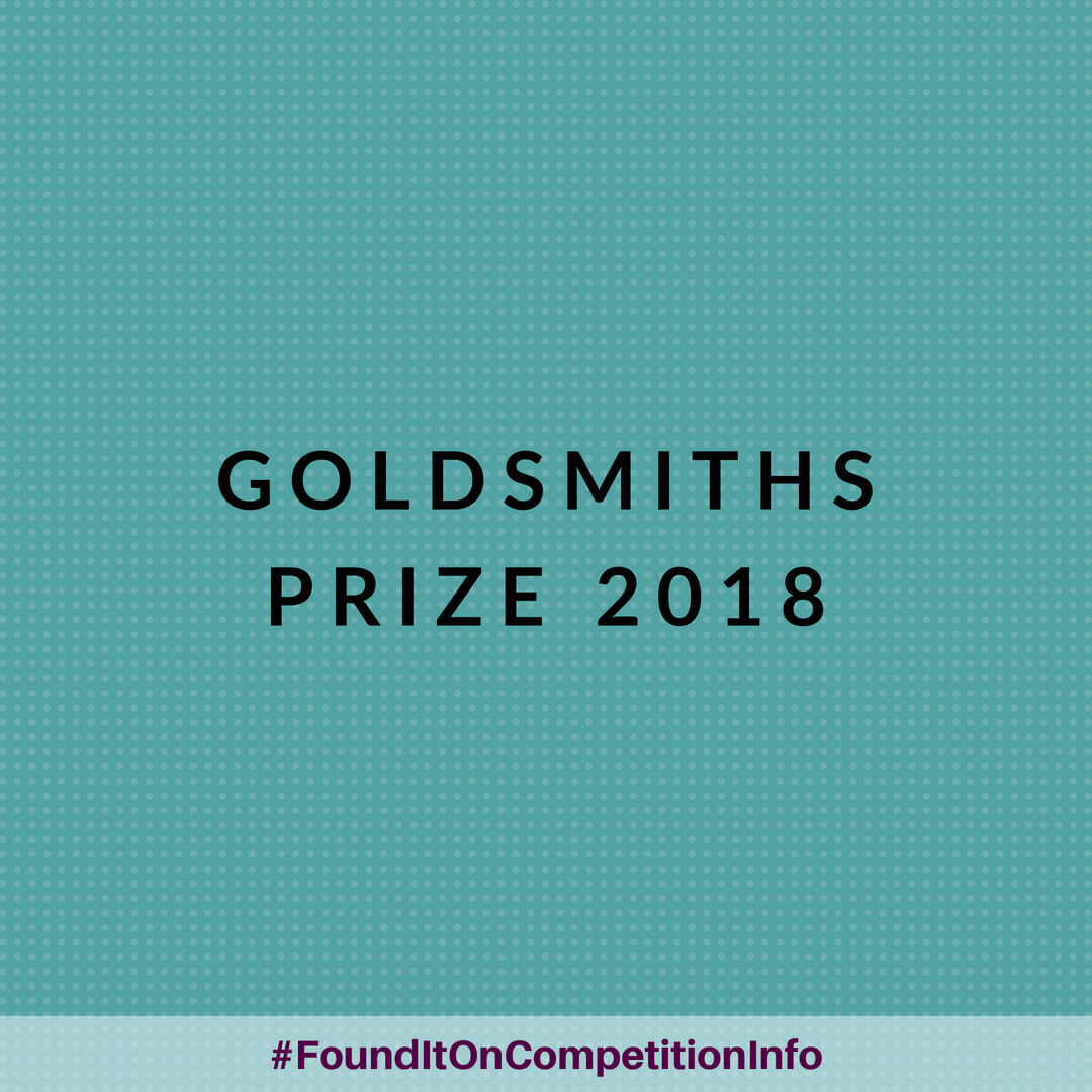 Goldsmiths Prize 2018