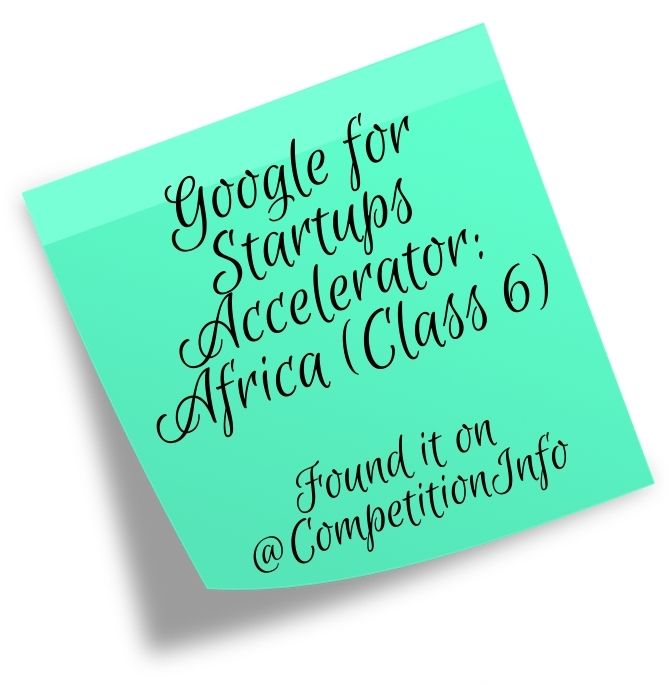 Google for Startups Accelerator: Africa (Class 6)