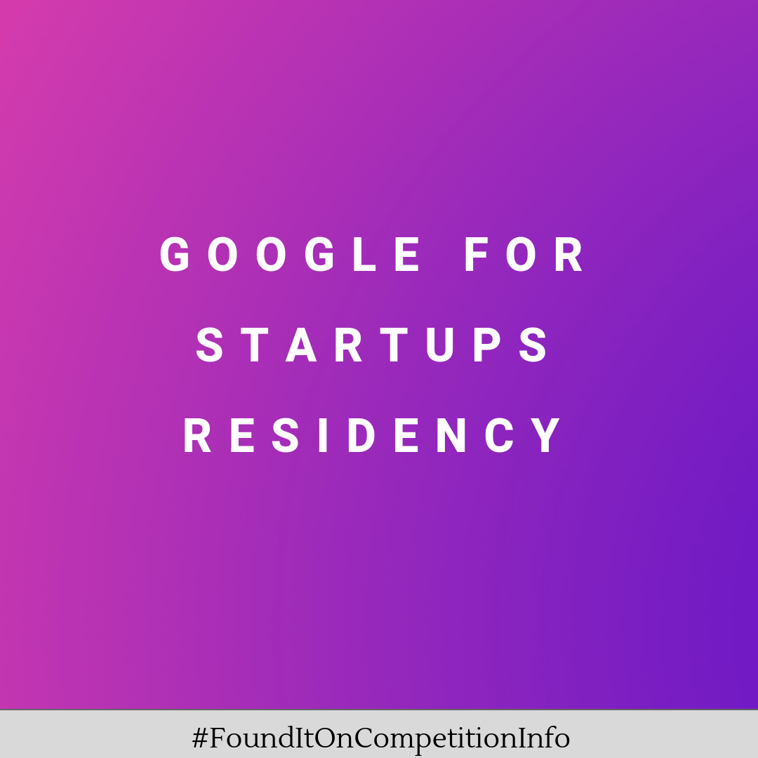 Google for Startups Residency