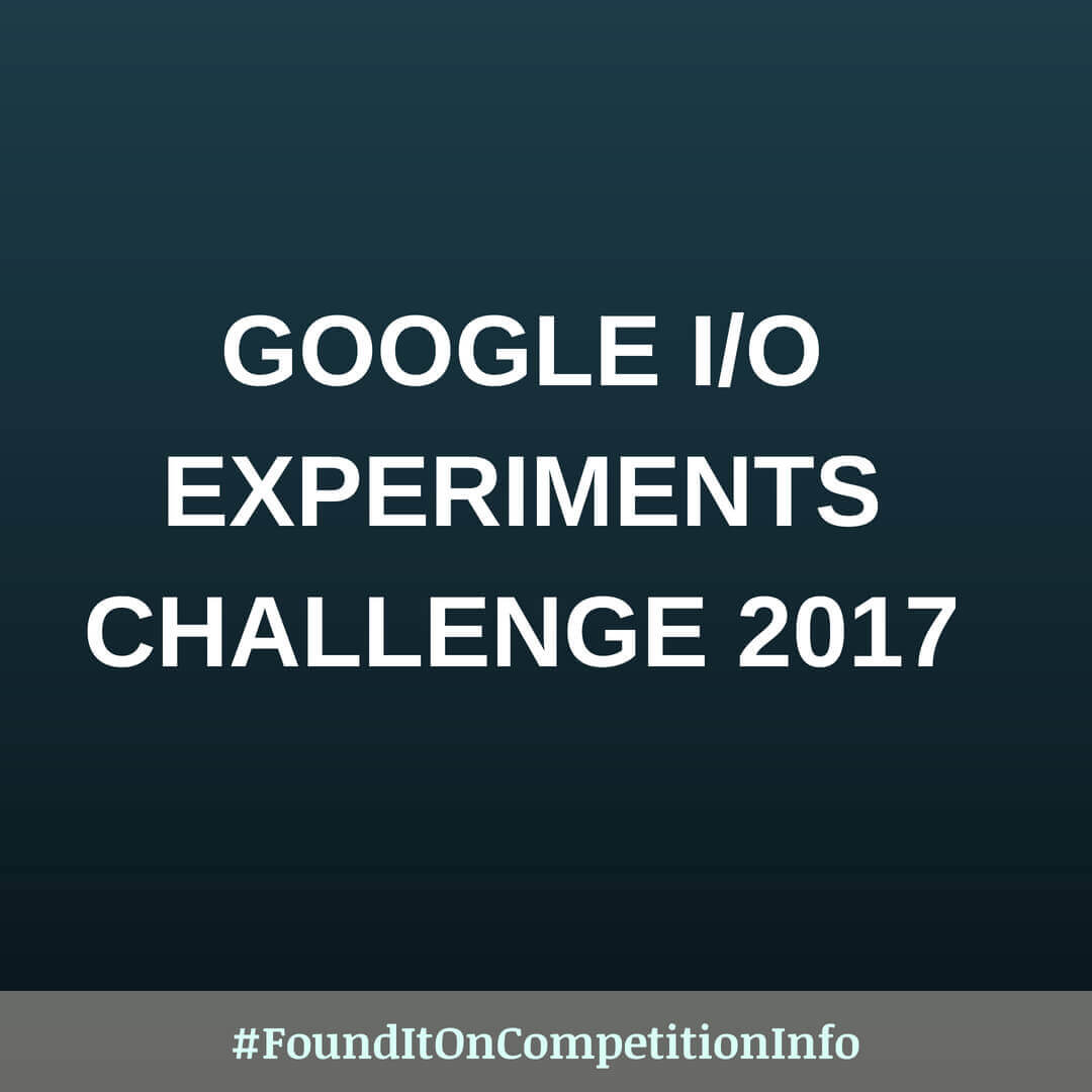 Google I/O Experiments Challenge 2017