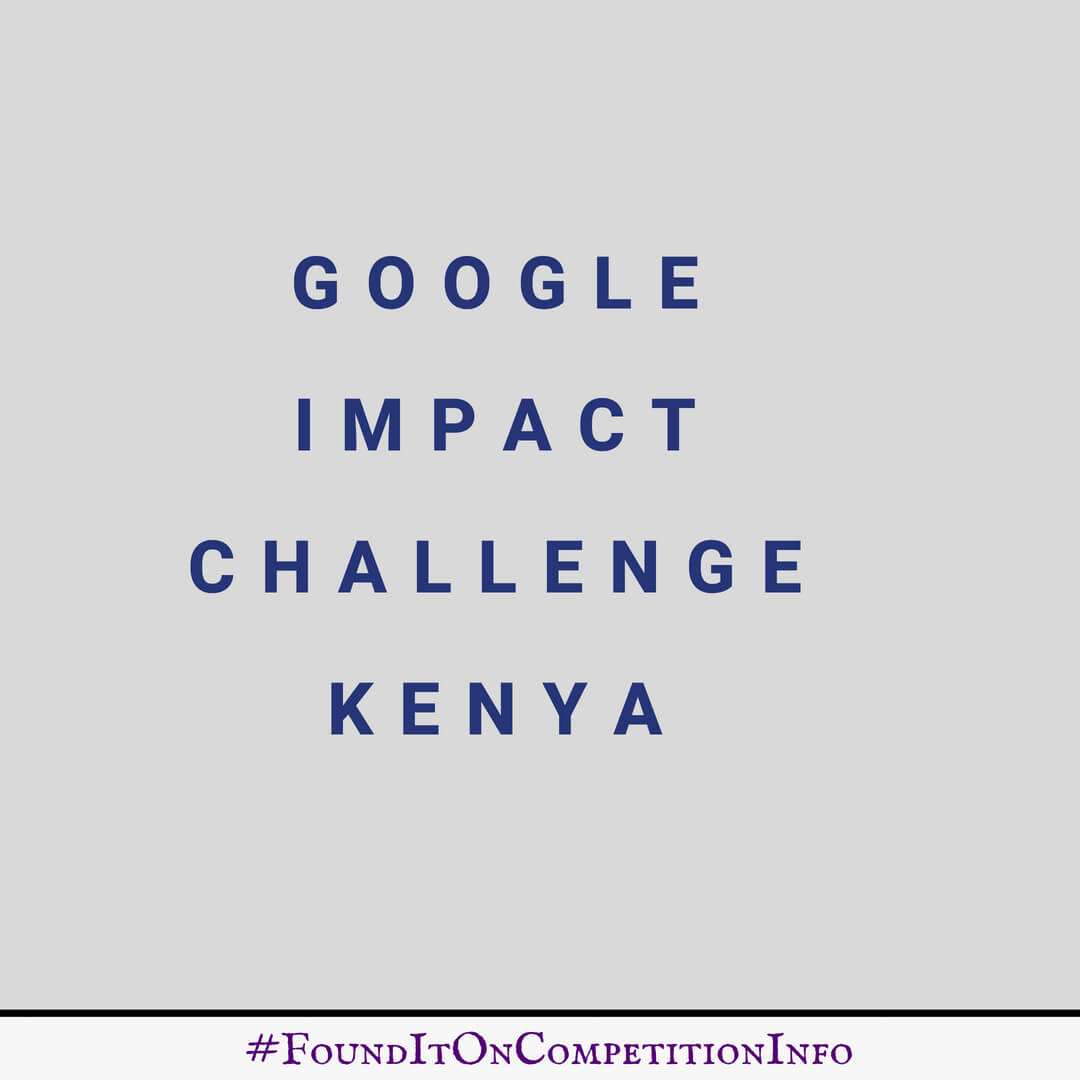Google Impact Challenge Kenya