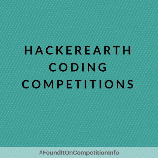 HackerEarth Coding Competitions
