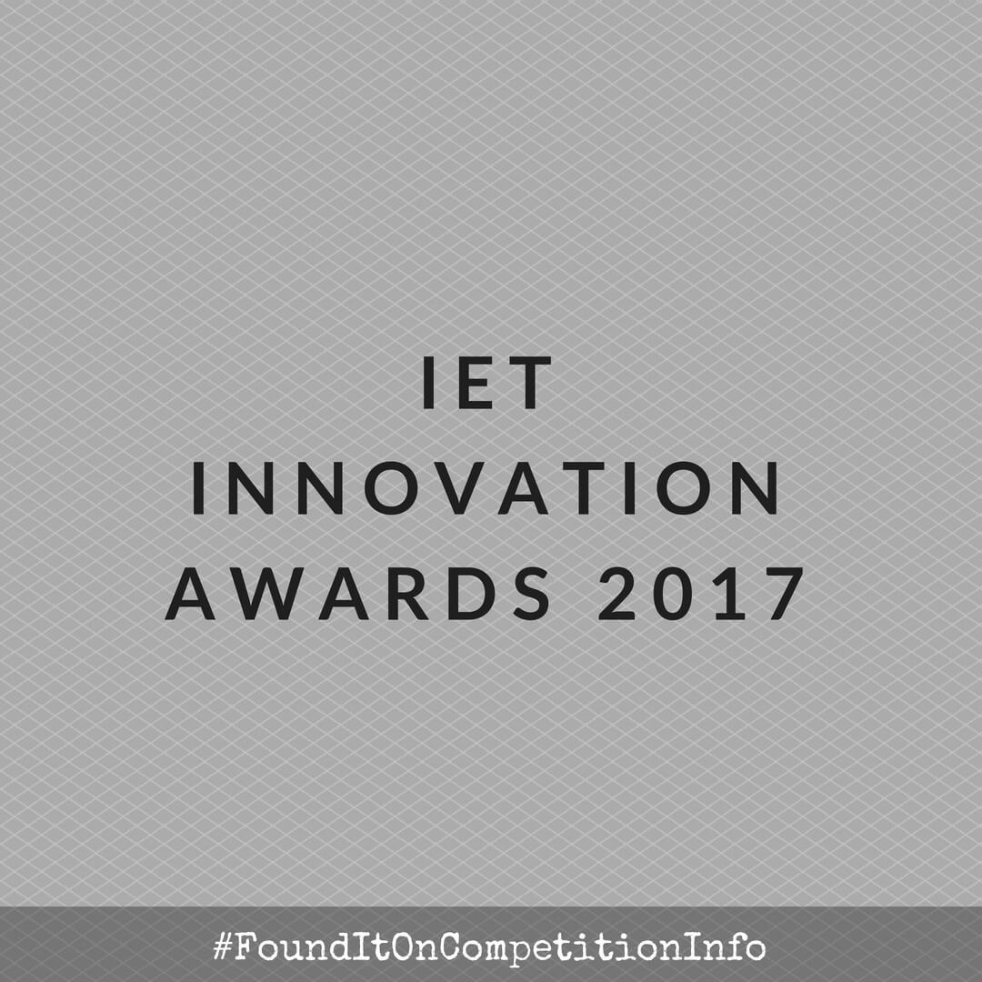 IET Innovation Awards 2017