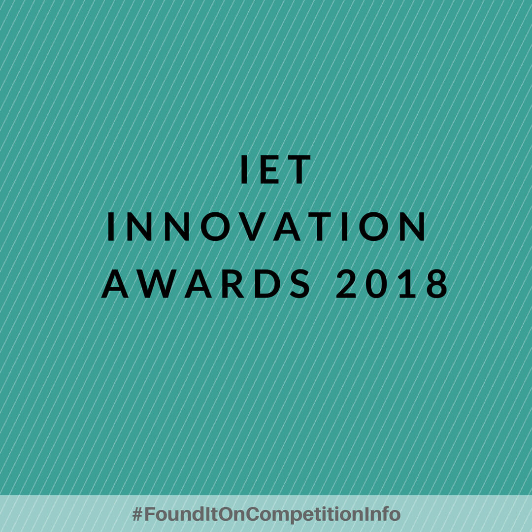 IET Innovation Awards 2018
