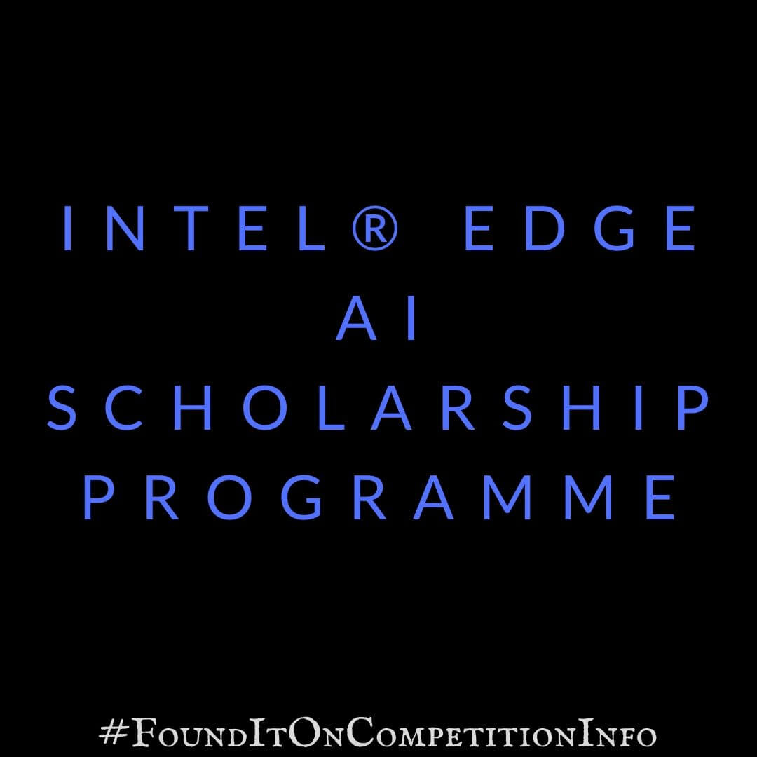 Intel® Edge AI Scholarship Programme