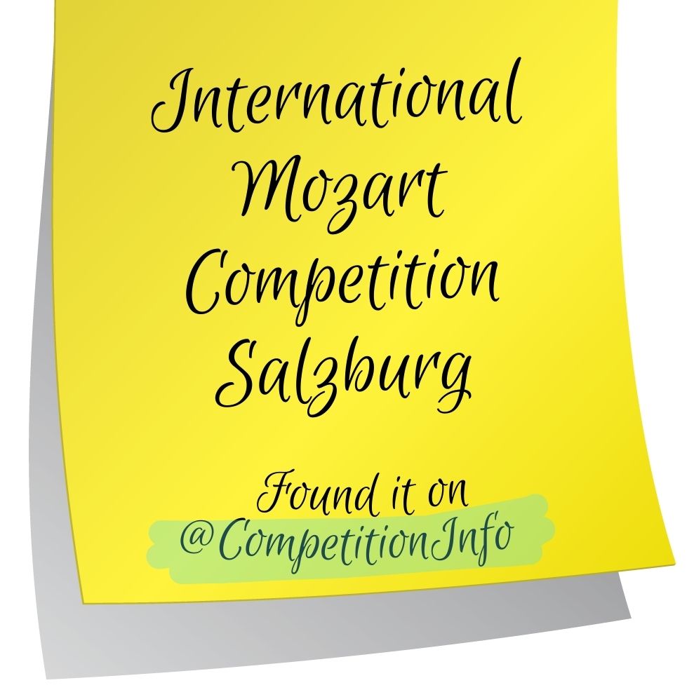 International Mozart Competition Salzburg