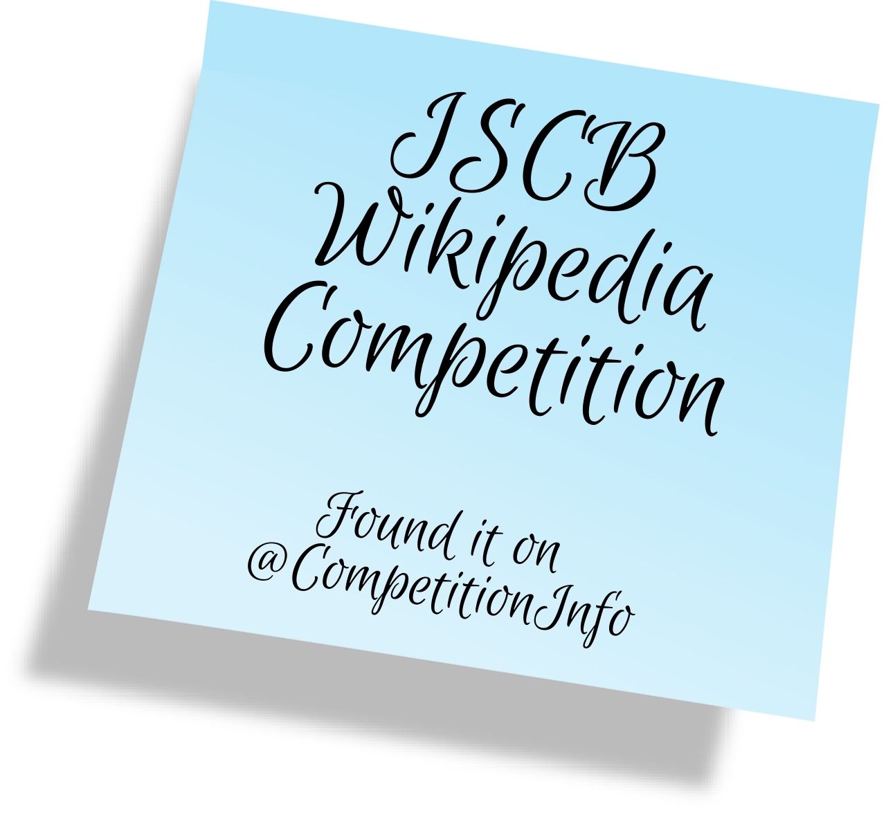 ISCB Wikipedia Competition