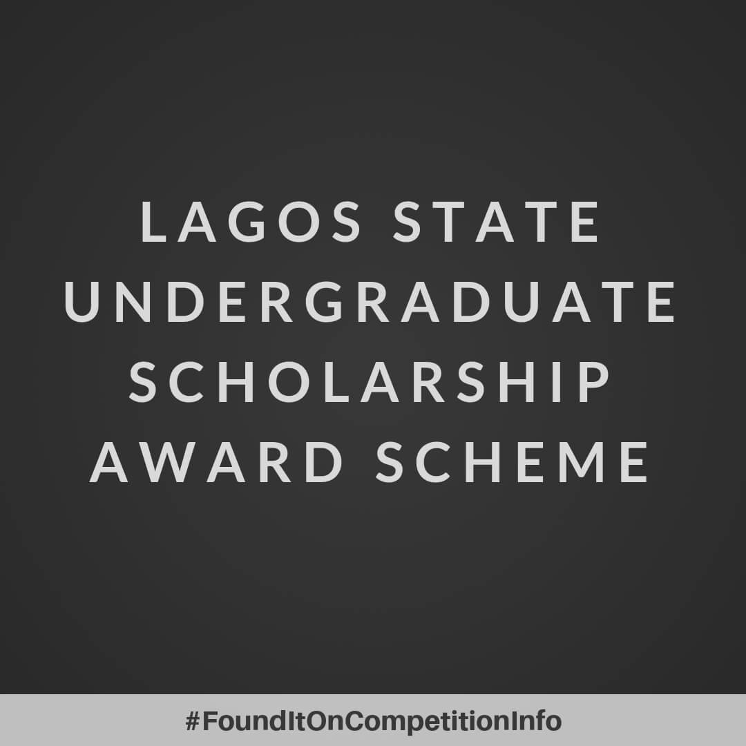 Lagos State Undergraduate Scholarship Award Scheme 2019