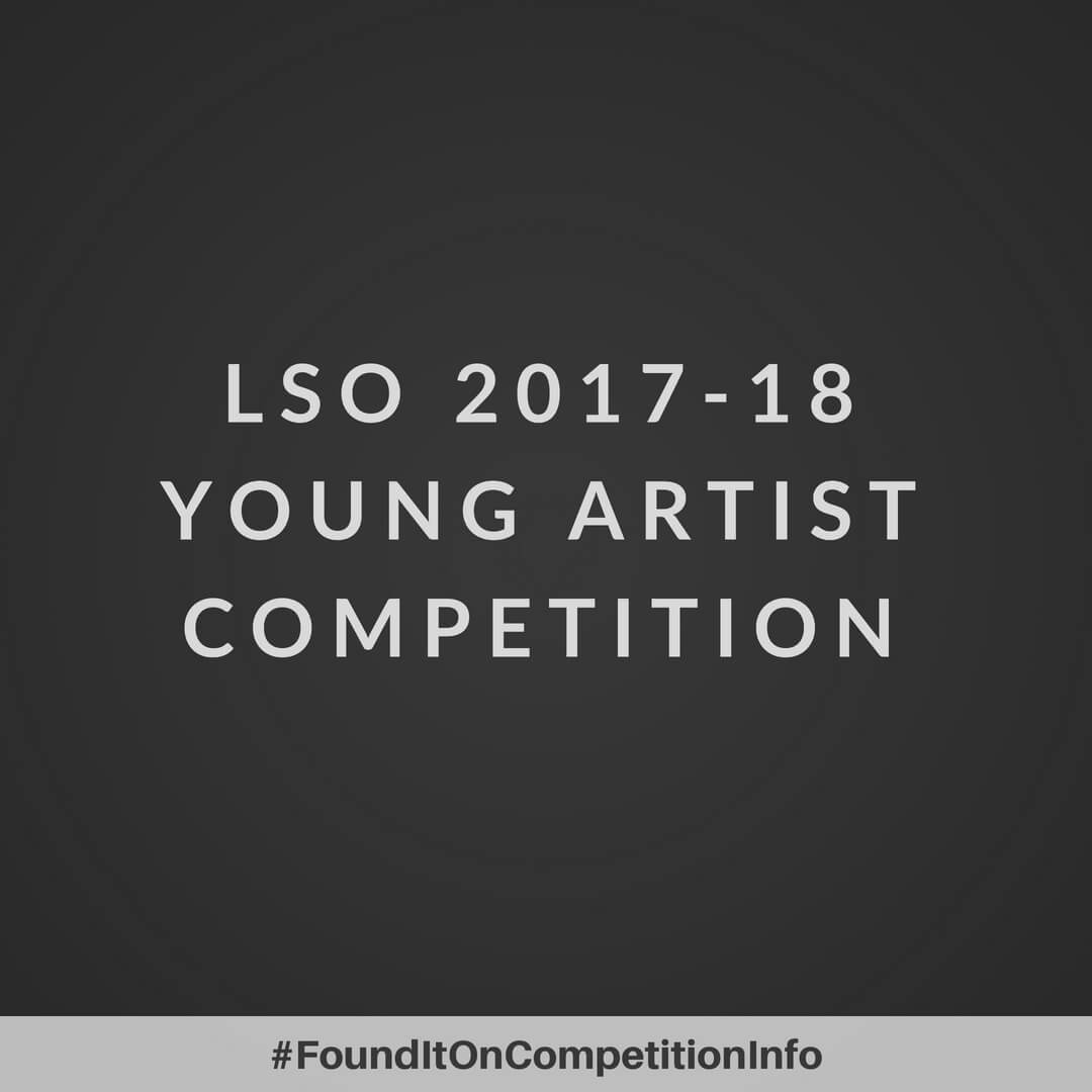 LSO 2017-18 Young Artist Competition