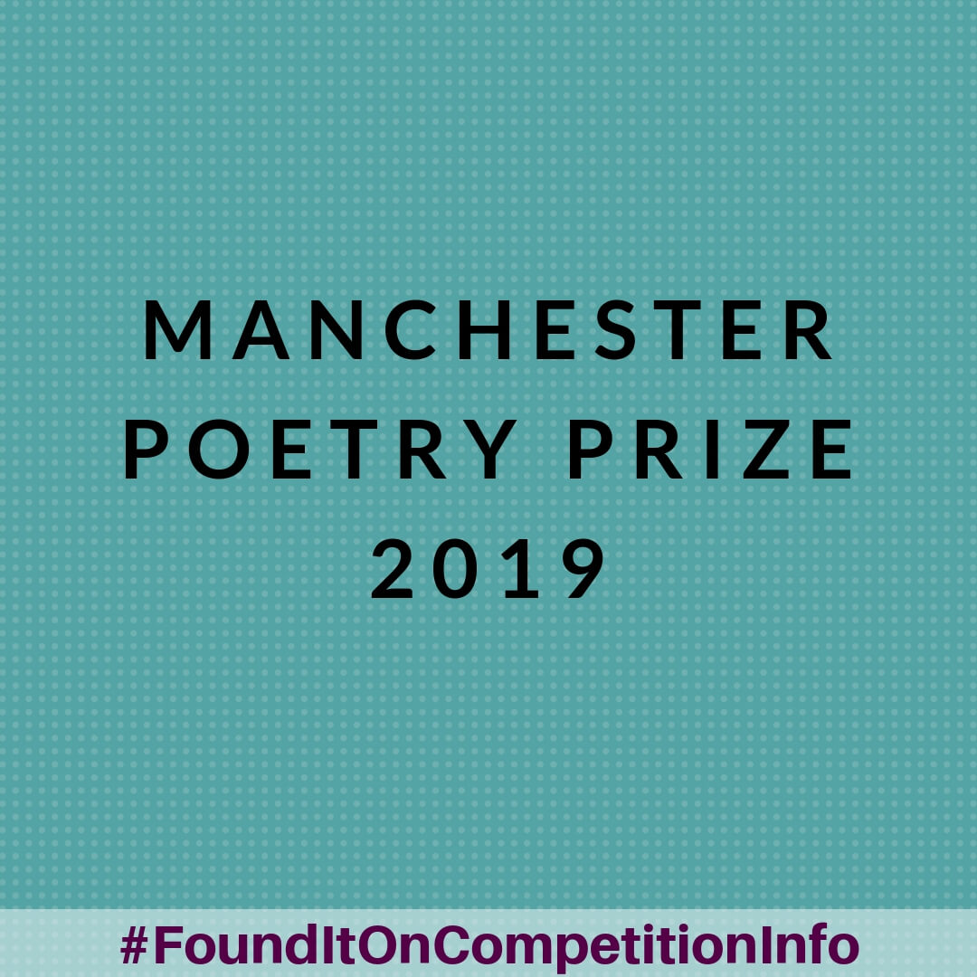 Manchester Poetry Prize 2019
