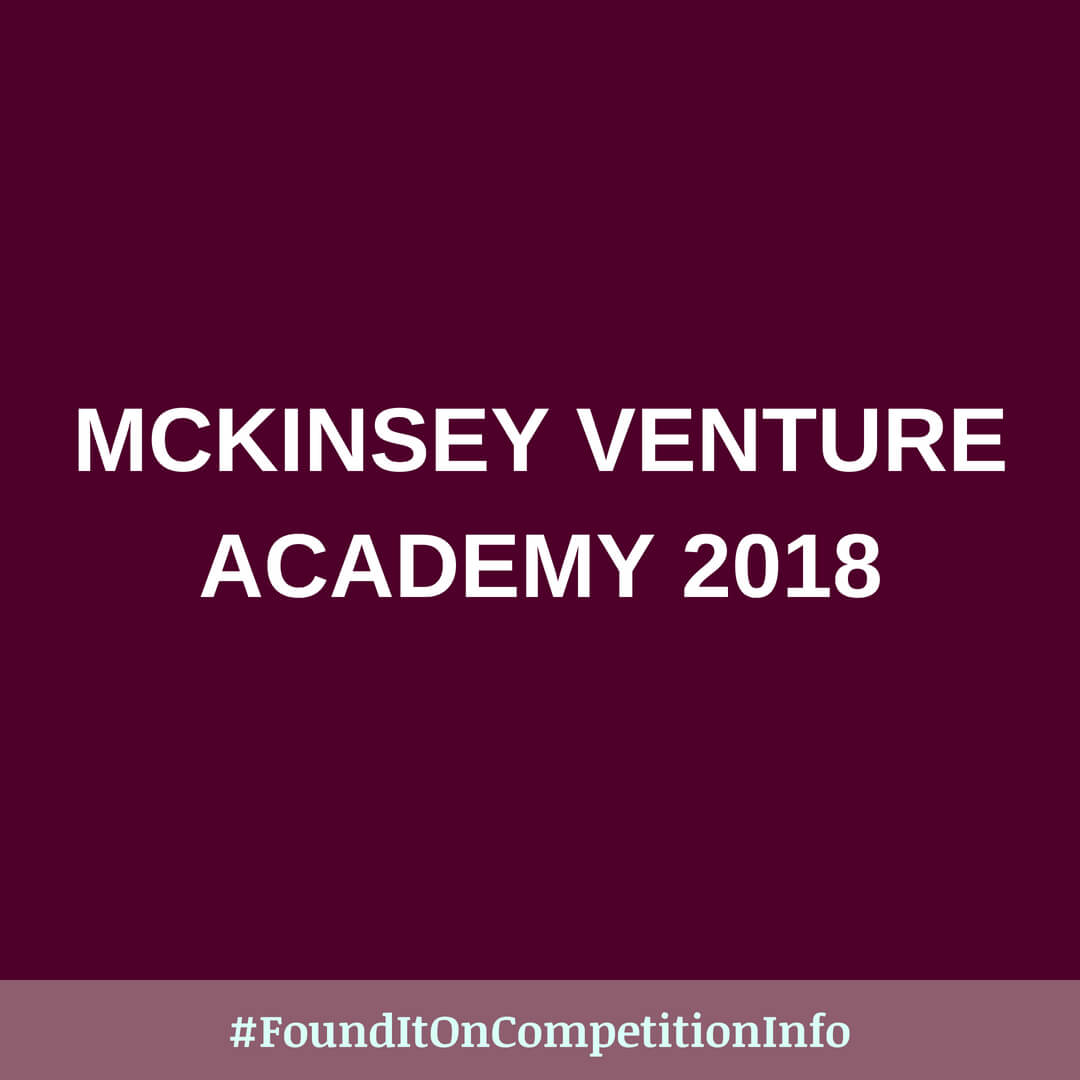 McKinsey Venture Academy 2018