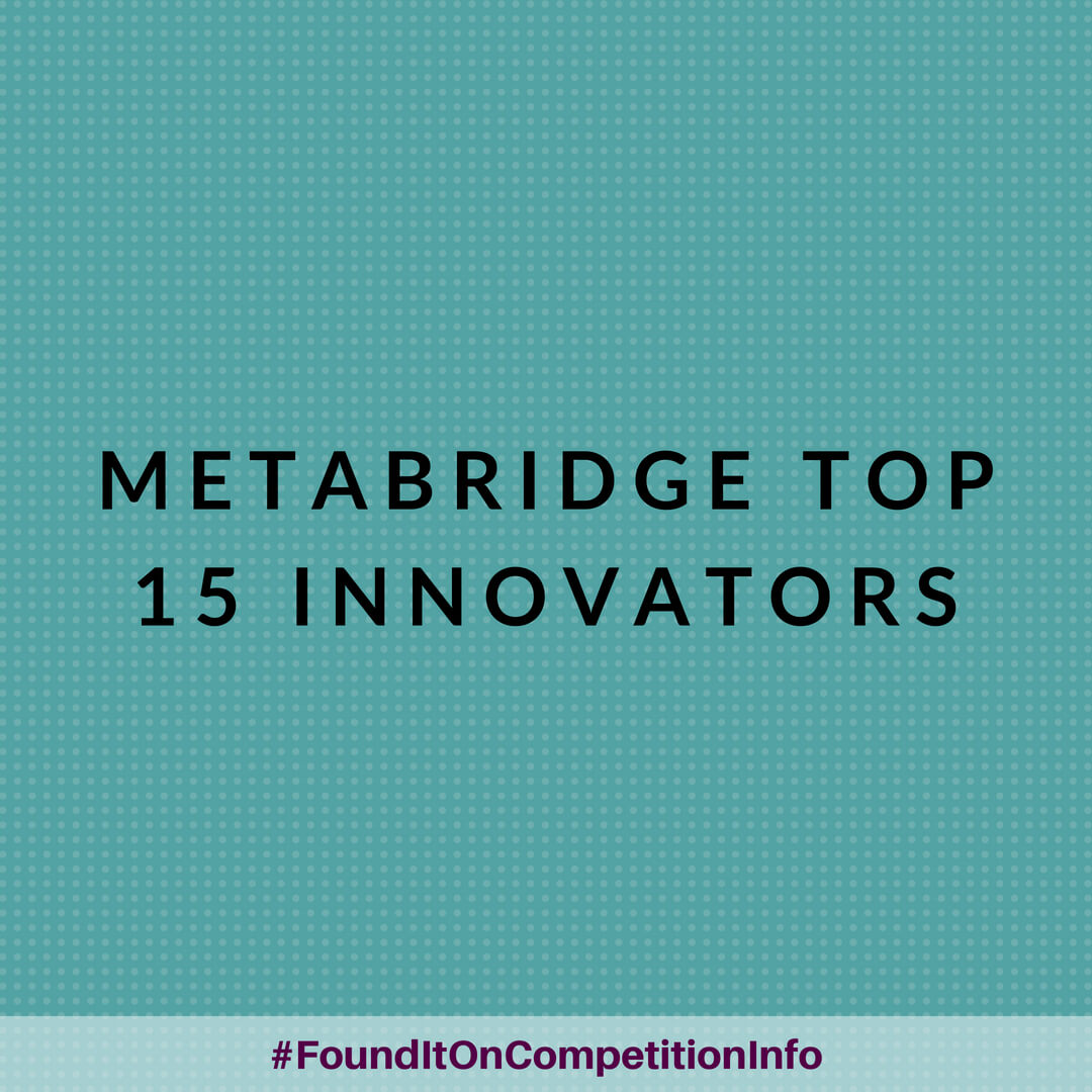 Metabridge Top 15 Innovators