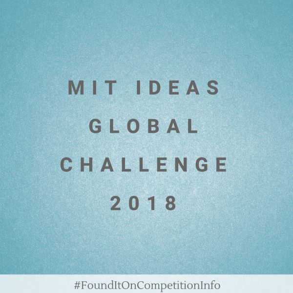 MIT IDEAS Global Challenge 2018