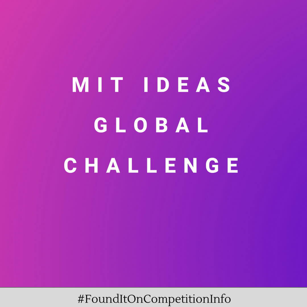 MIT IDEAS Global Challenge