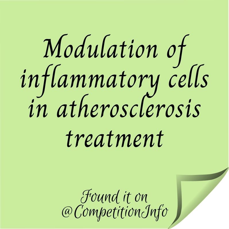 Modulation of inflammatory cells in atherosclerosis treatment