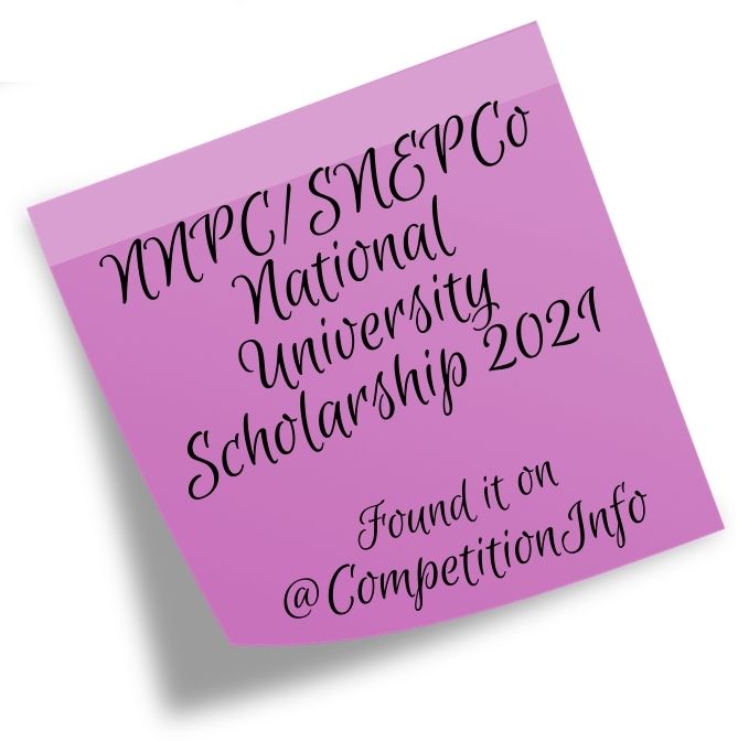 NNPC/SNEPCo National University Scholarship 2021