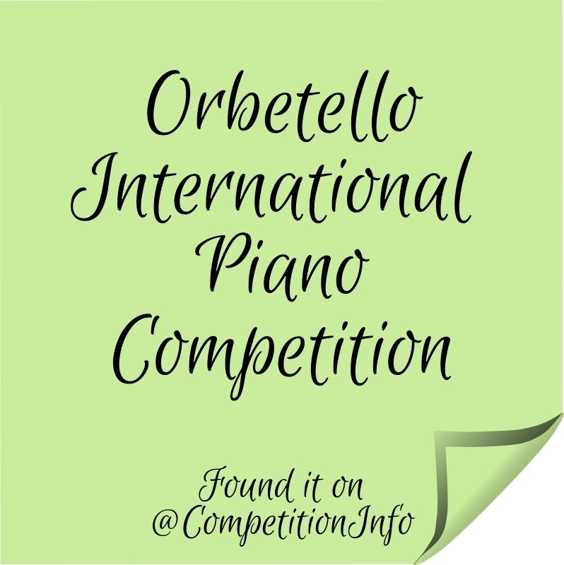 Orbetello International Piano Competition