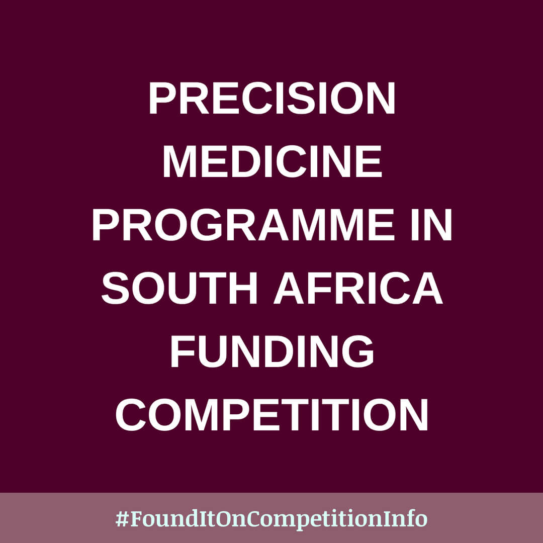 Precision medicine programme in South Africa Funding competition