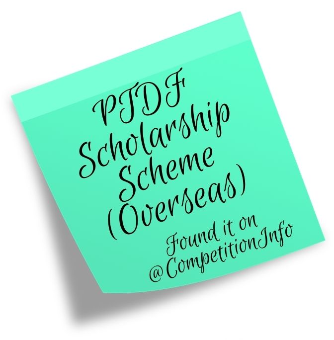 PTDF Scholarship Scheme (Overseas)