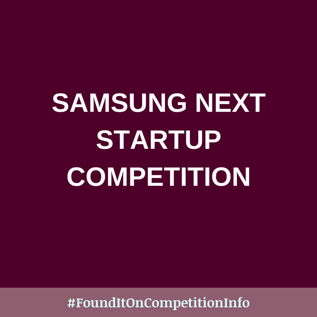 Samsung Next Startup Competition