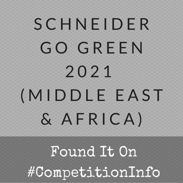 Schneider Go Green 2021 (Middle East & Africa)