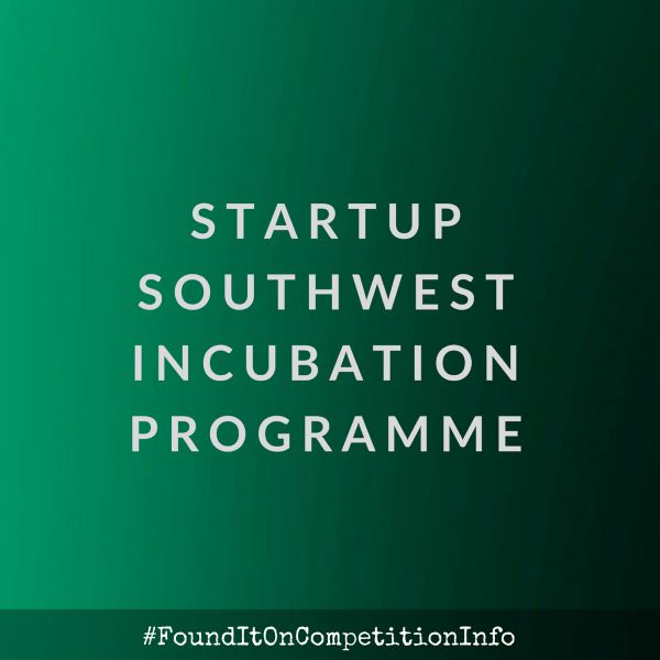 StartUp SouthWest incubation Programme