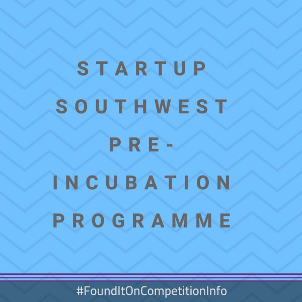 StartUp SouthWest Pre-incubation Programme