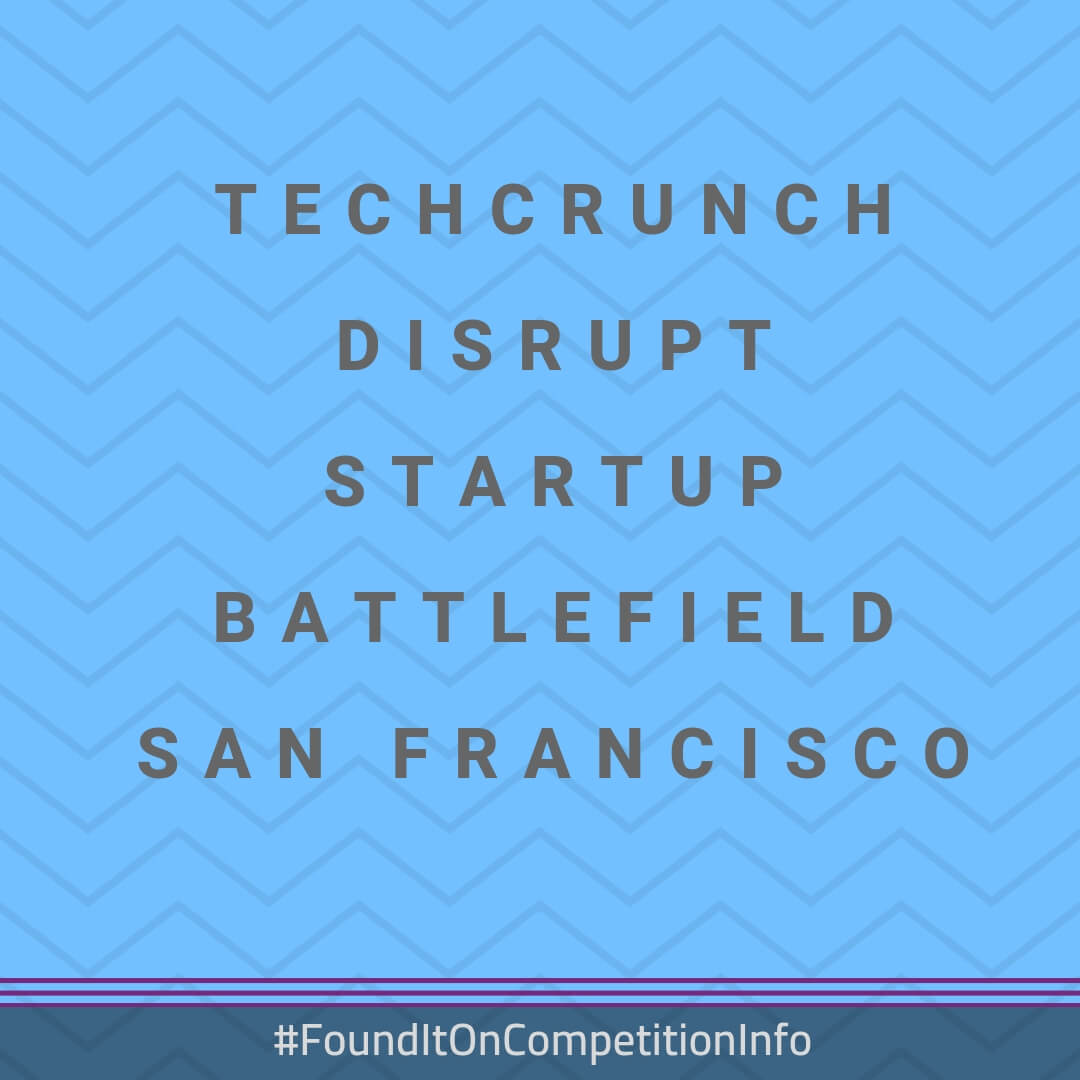 TechCrunch Disrupt Startup Battlefield San Francisco 2019
