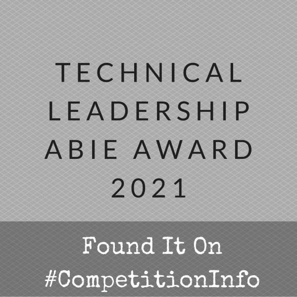 Technical Leadership Abie Award 2021