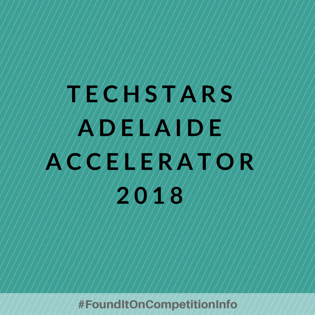 Techstars Adelaide Accelerator 2018