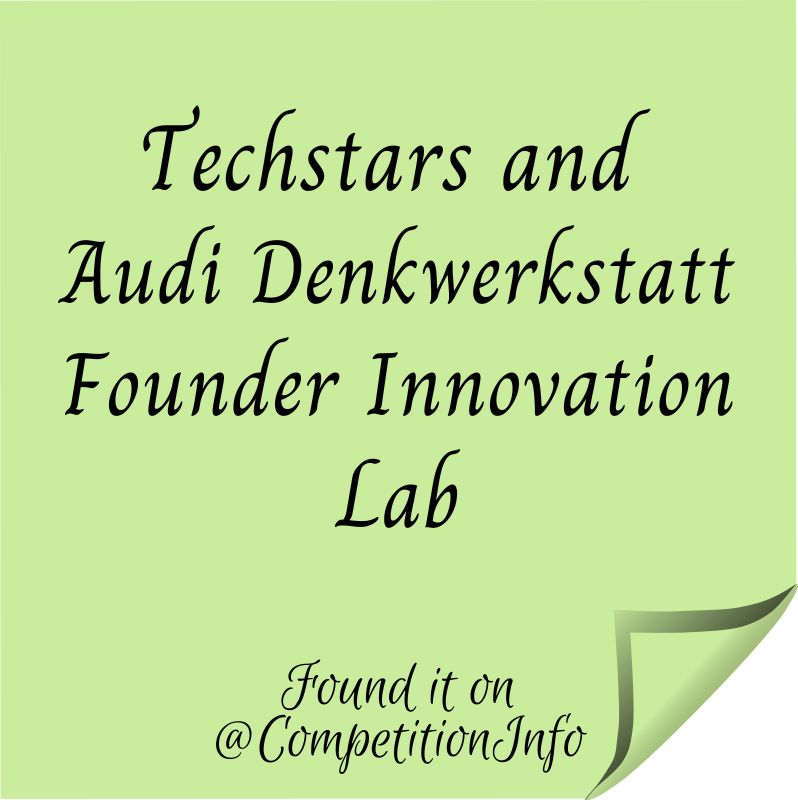 Techstars and Audi Denkwerkstatt Founder Innovation Lab