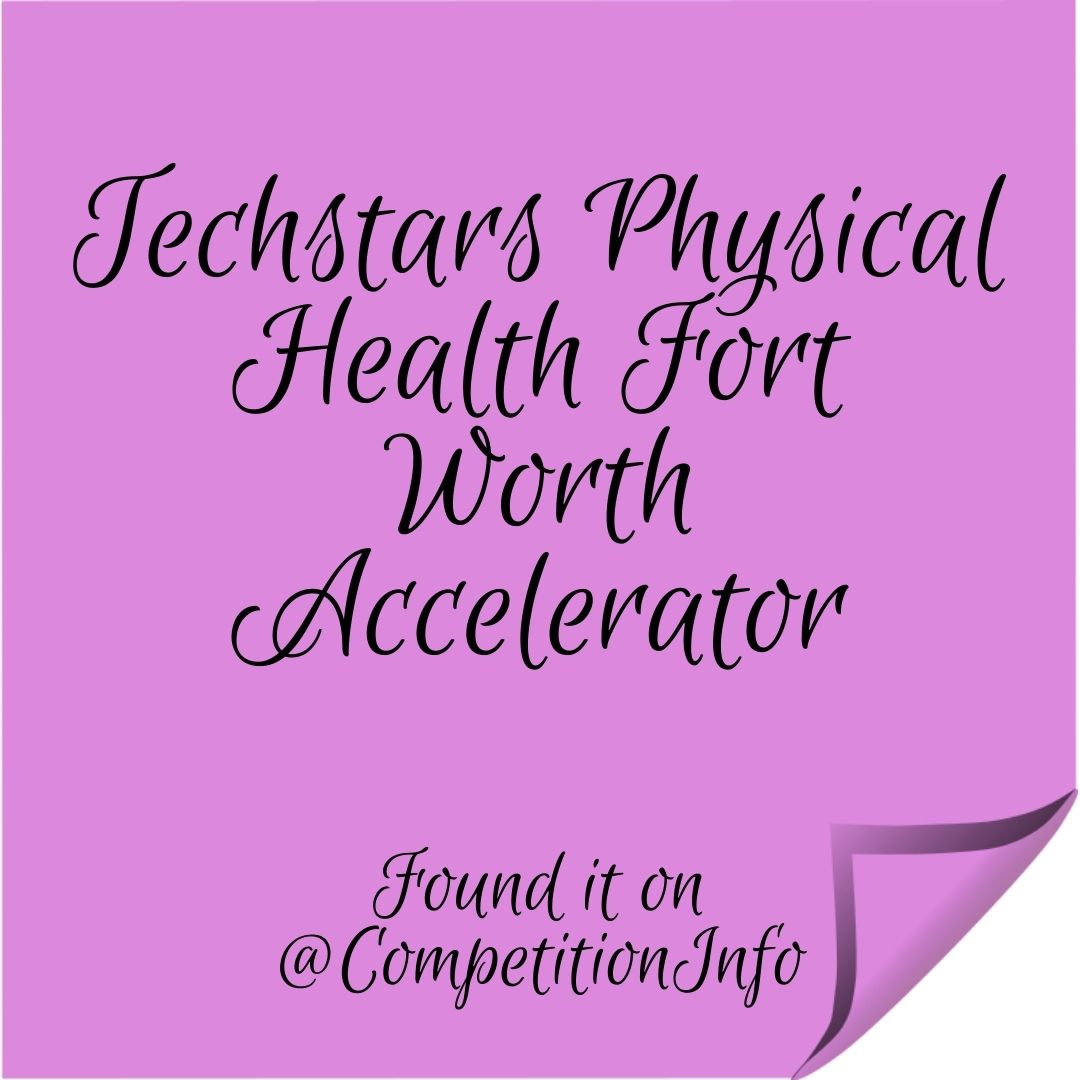 Techstars Physical Health Fort Worth Accelerator