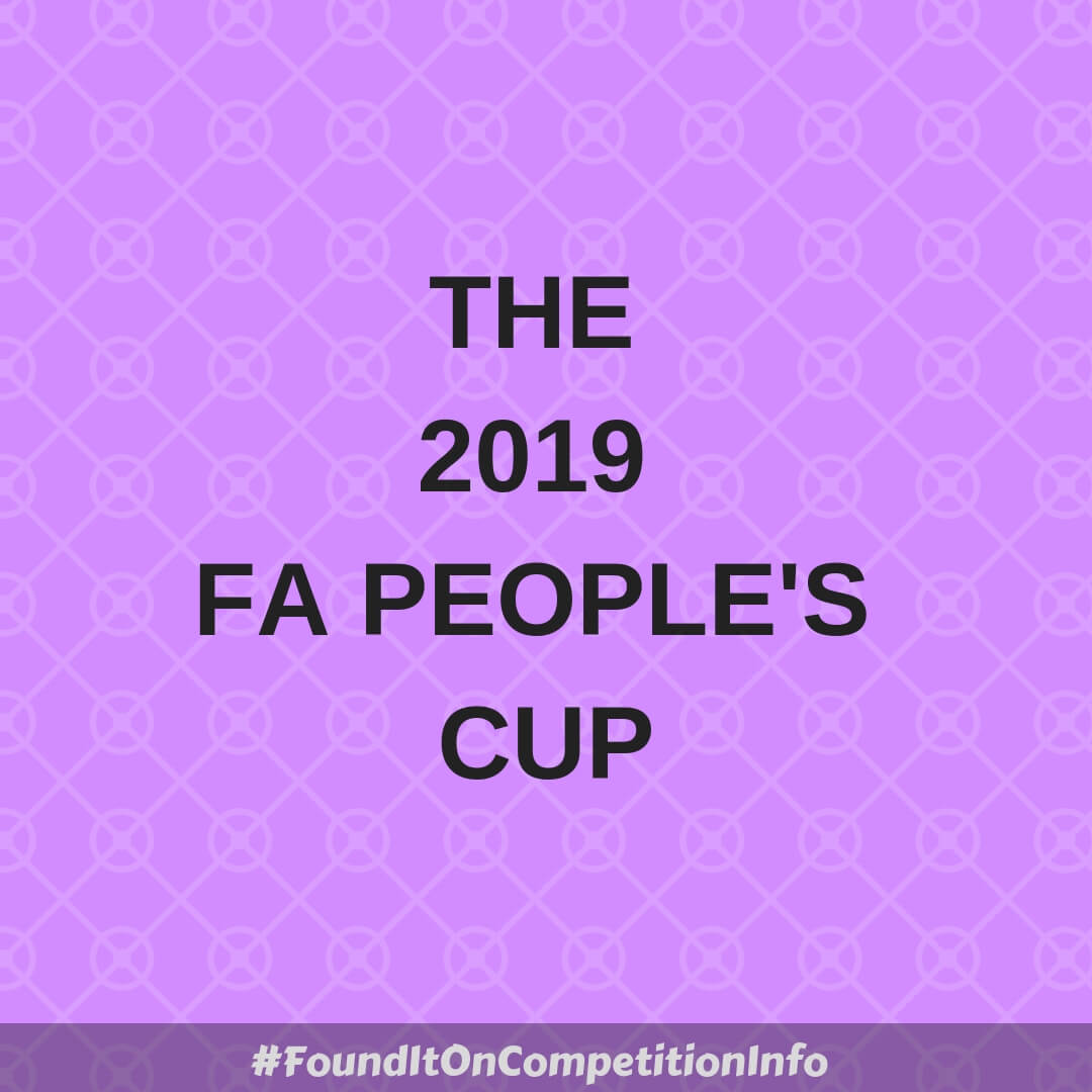 The 2019 FA People's Cup